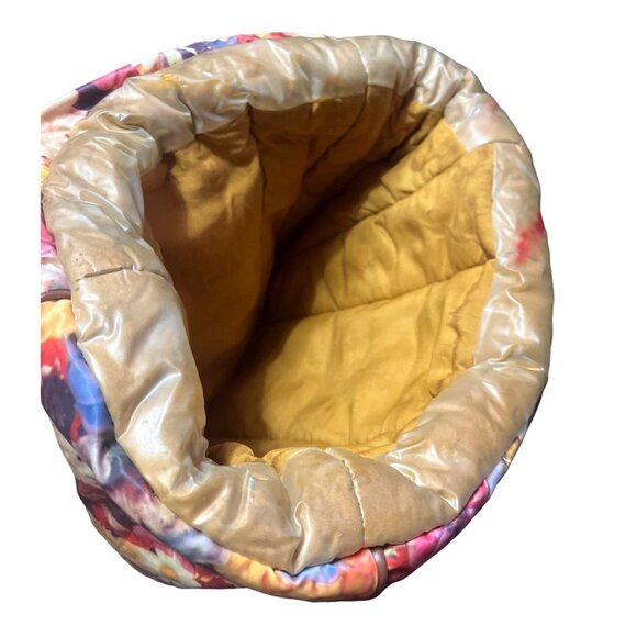 Vtg 50's Padded Vinyl Floral Toaster Cover Daisy - Picture 5 of 7